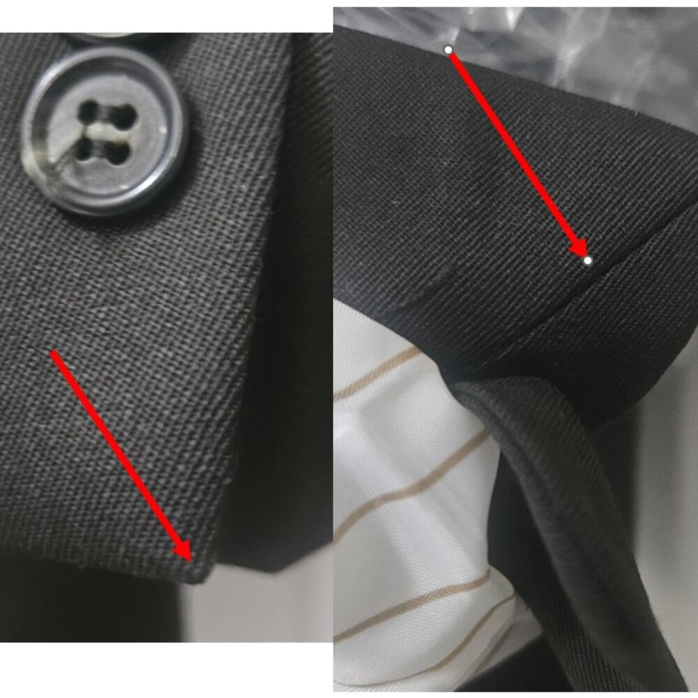 Gianfranco Ruffini Italy 100% Wool Double Breasted Olive Suit 43R / 35.5X31.25 - Picture 14 of 14